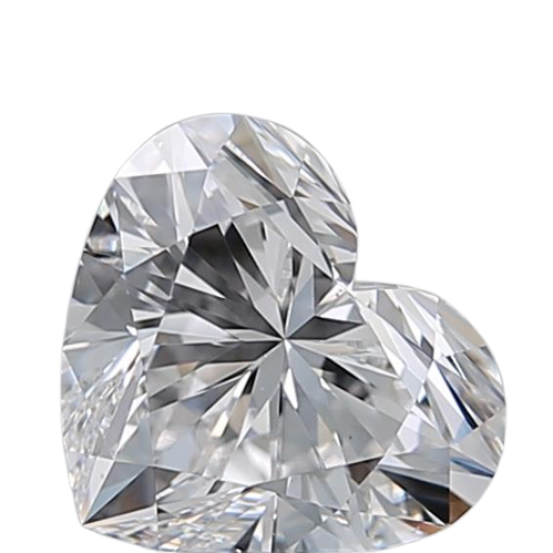 0.8 Carat D VS2 Heart Natural Diamond