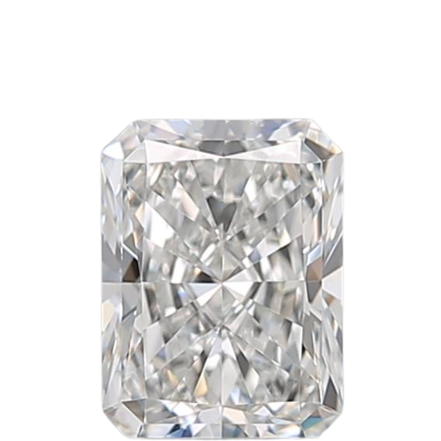 0.5 Carat F VS2 Radiant Natural Diamond