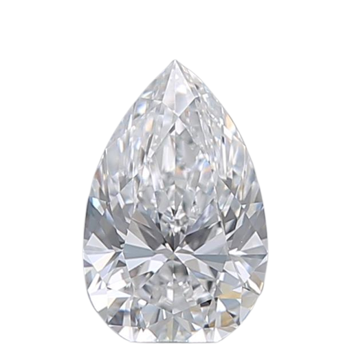 0.5 Carat D VS1 Pear Natural Diamond