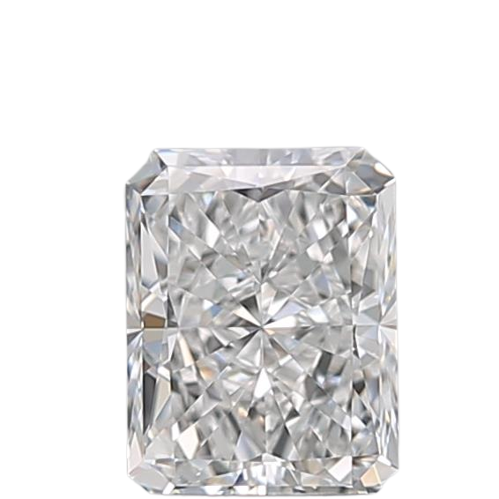 0.5 Carat E VVS2 Radiant Natural Diamond