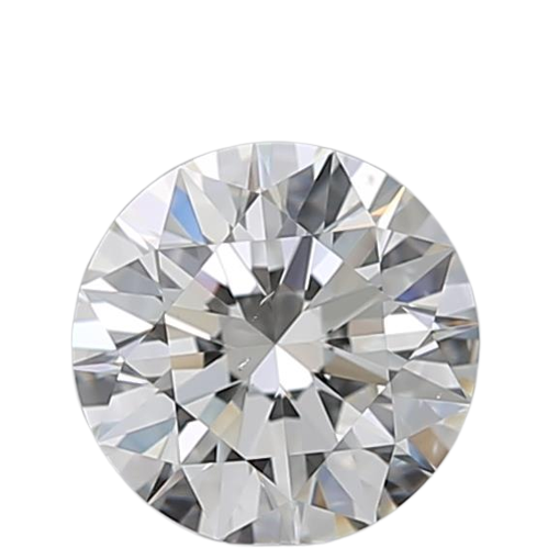 0.6 Carat H VS2 Round Natural Diamond