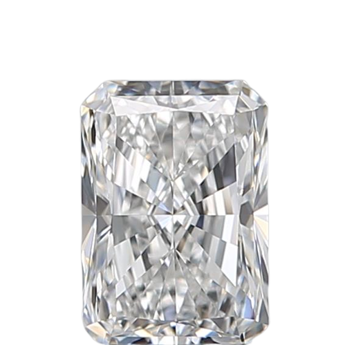 0.53 Carat E VVS1 Radiant Natural Diamond