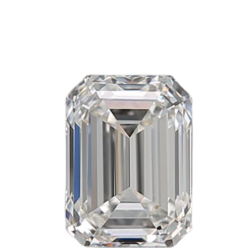 0.5 Carat G VVS2 Emerald Natural Diamond