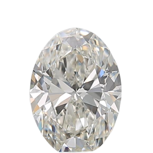 0.52 Carat I IF Oval Natural Diamond