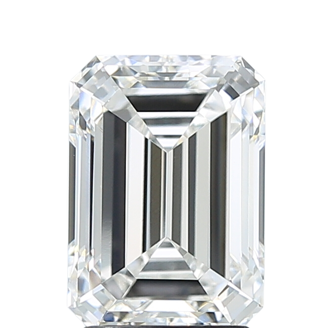 3.05 Carat F VVS2 Emerald Lab Diamond