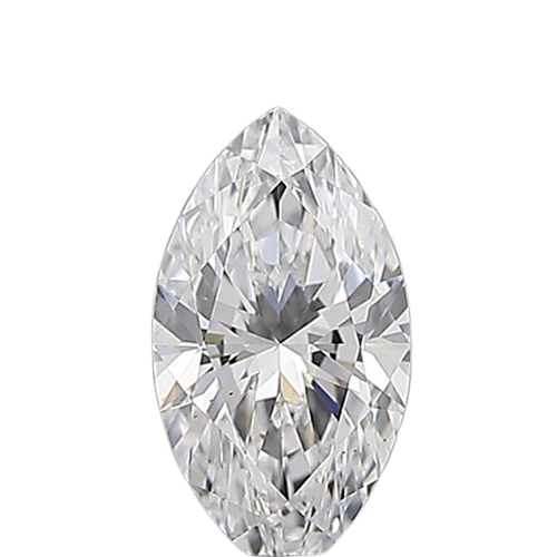 0.52 Carat D VS2 Marquise Natural Diamond