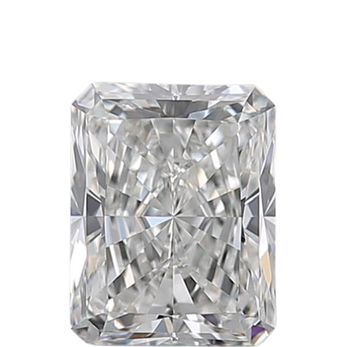 0.7 Carat H VVS2 Radiant Natural Diamond