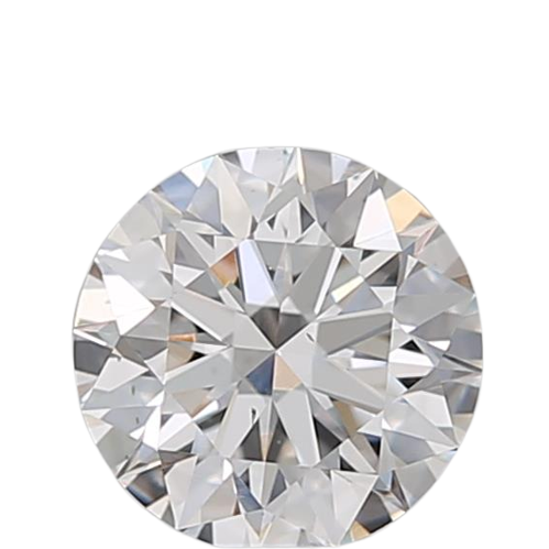 0.62 Carat F VS2 Round Natural Diamond