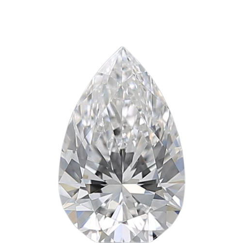 0.5 Carat E VS2 Pear Natural Diamond