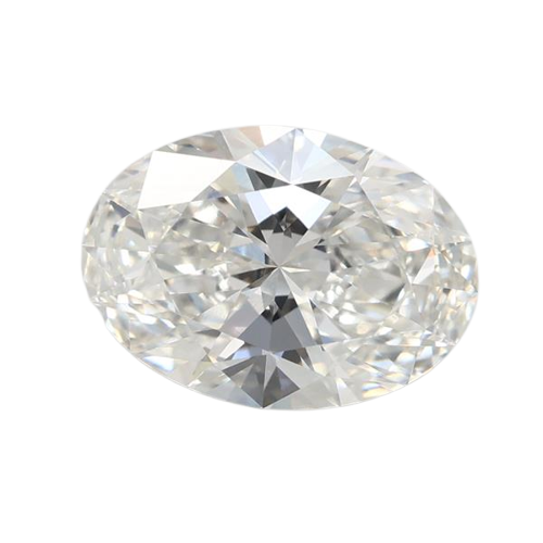 3.03 Carat F VVS2 Oval Lab Diamond
