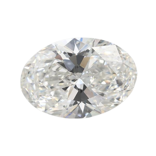 3.03 Carat F VVS2 Oval Lab Diamond