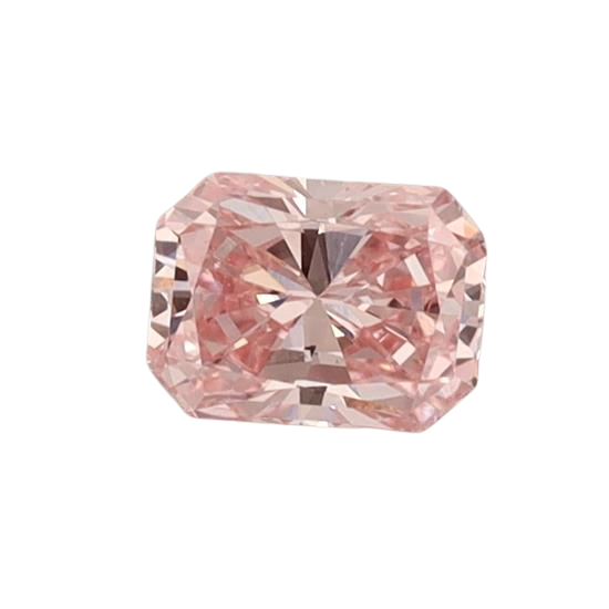 0.51 Carat PINK VS1 Radiant Lab Diamond