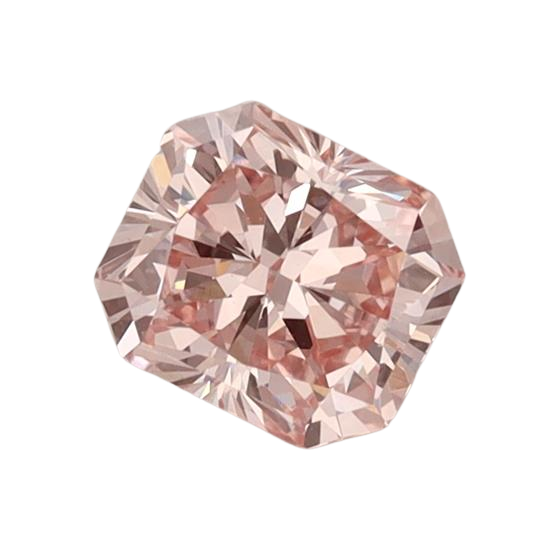0.9 Carat PINK VS2 Elongated Cushion Lab Diamond
