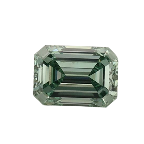 0.58 Carat GREEN VS1 Emerald Lab Diamond
