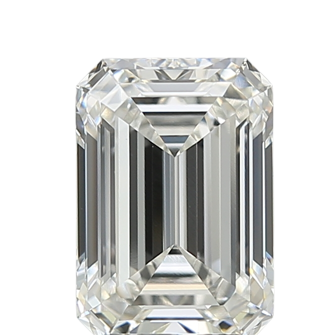 3.08 Carat F VVS2 Emerald Lab Diamond