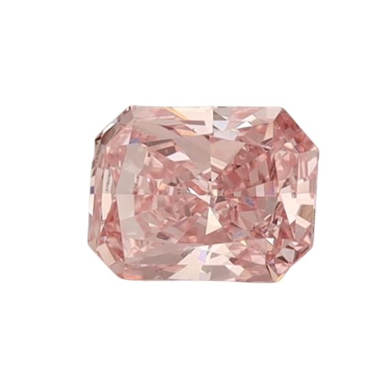 0.76 Carat PINK SI1 Radiant Lab Diamond