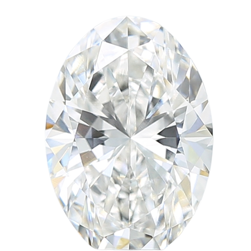 3.08 Carat F VVS2 Oval Lab Diamond