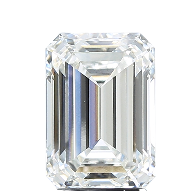3.03 Carat F VVS2 Emerald Lab Diamond