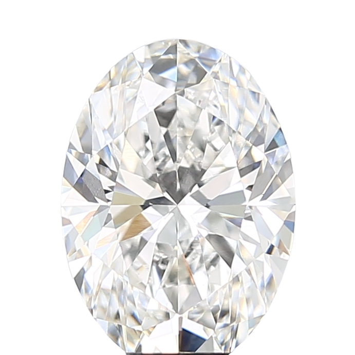 3.09 Carat F VVS2 Oval Lab Diamond