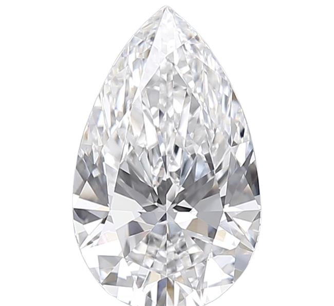 3.06 Carat F VVS2 Pear Lab Diamond