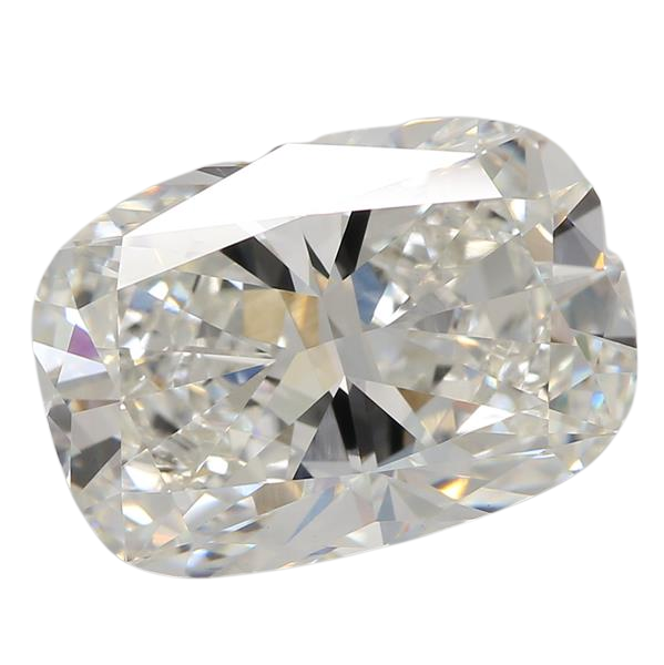 4.09 Carat F VVS2 Elongated Cushion Lab Diamond