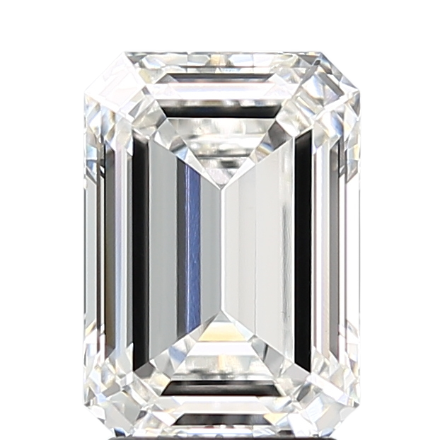 3.08 Carat F VVS2 Emerald Lab Diamond