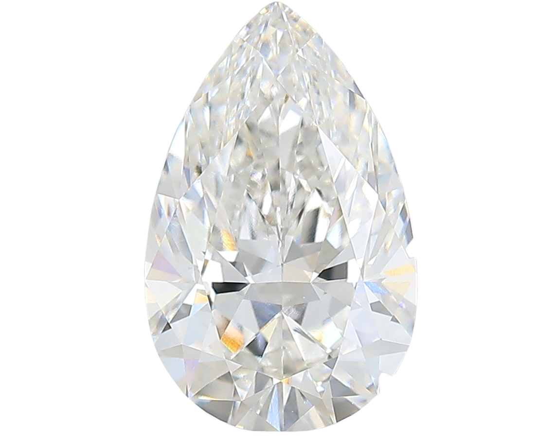 3.5 Carat F VVS2 Pear Lab Diamond