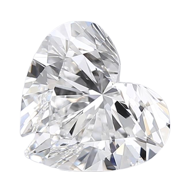 3.05 Carat E VVS2 Heart Lab Diamond