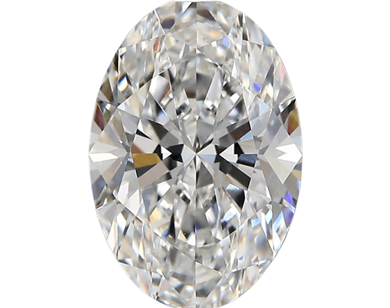 3.32 Carat E VVS2 Oval Lab Diamond