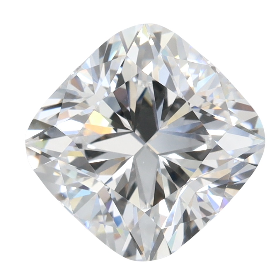 3.01 Carat D VVS2 Cushion Lab Diamond