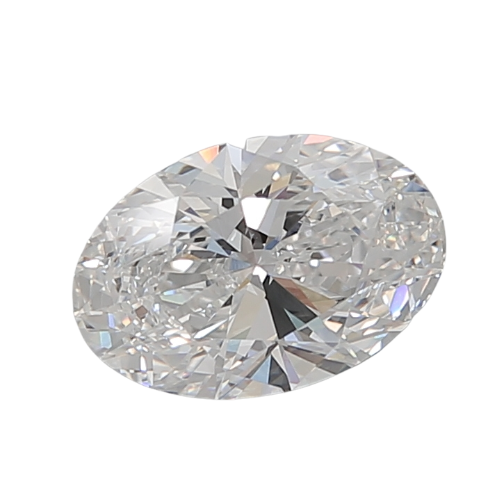 3.09 Carat E VVS2 Oval Lab Diamond