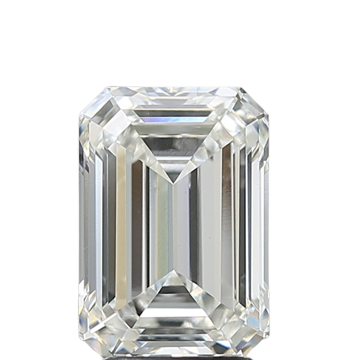 3.09 Carat F VVS2 Emerald Lab Diamond