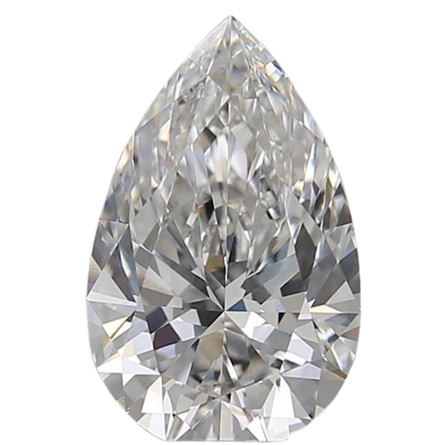 3.03 Carat F VVS2 Pear Lab Diamond