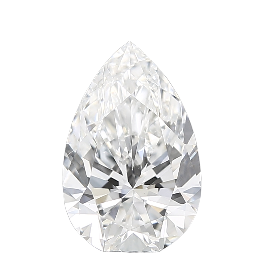 3 Carat E VVS2 Pear Lab Diamond