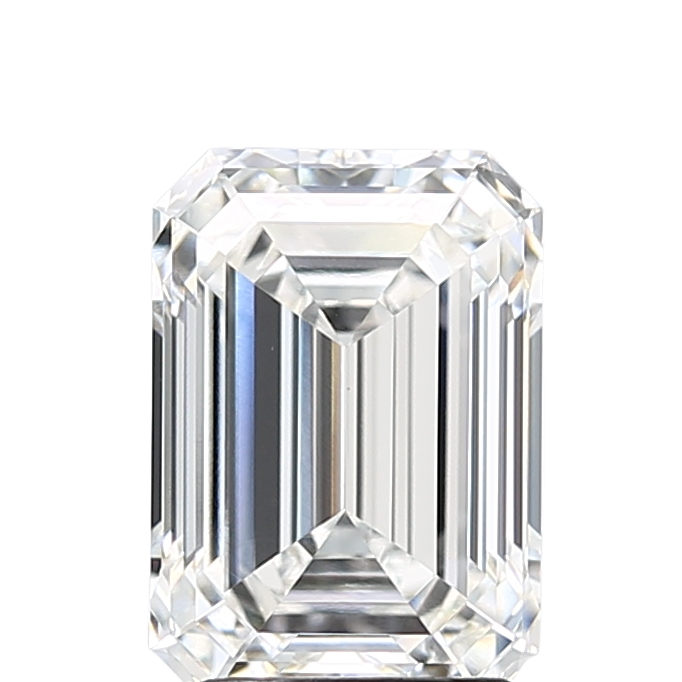3.08 Carat F VVS2 Emerald Lab Diamond