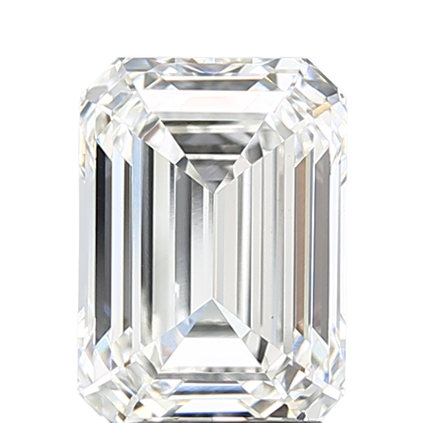 3.05 Carat F VVS2 Emerald Lab Diamond