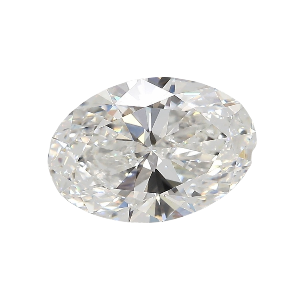 3.08 Carat E VVS2 Oval Lab Diamond