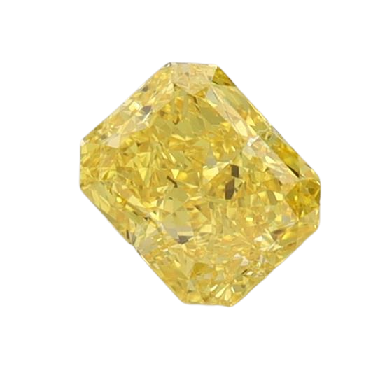0.8 Carat YELLOW VS1 Radiant Lab Diamond