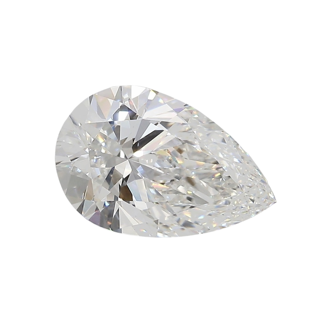 3.09 Carat E VVS2 Pear Lab Diamond