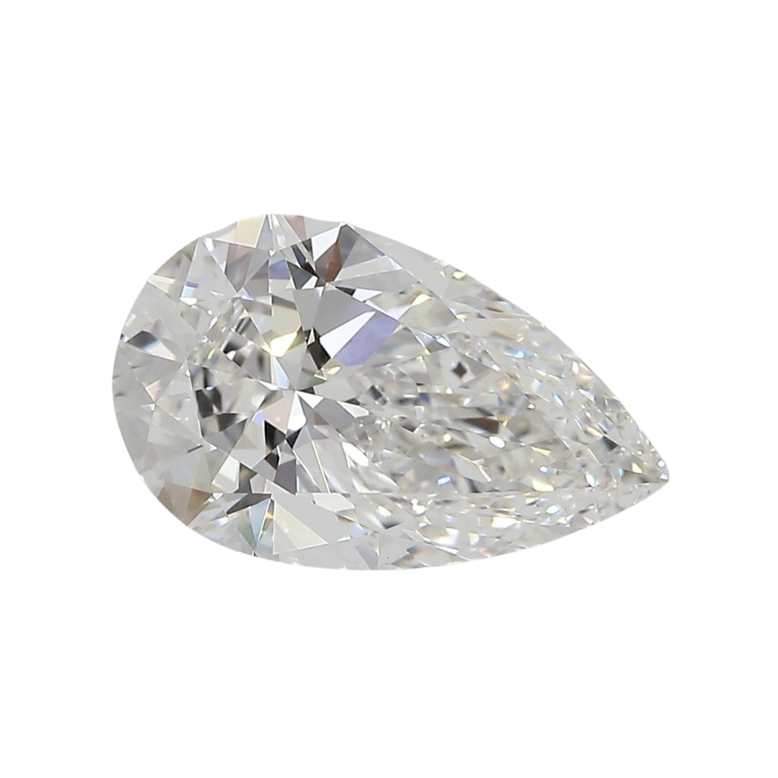 3.02 Carat E VVS2 Pear Lab Diamond