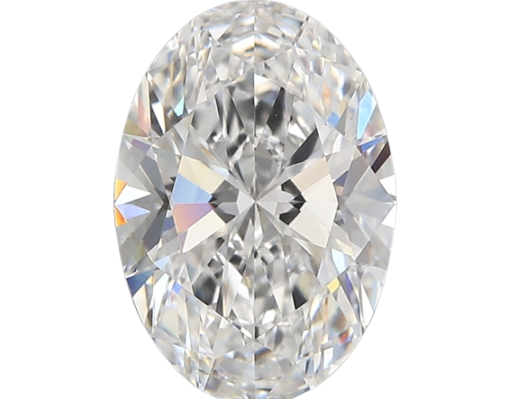 3 Carat E VVS2 Oval Lab Diamond