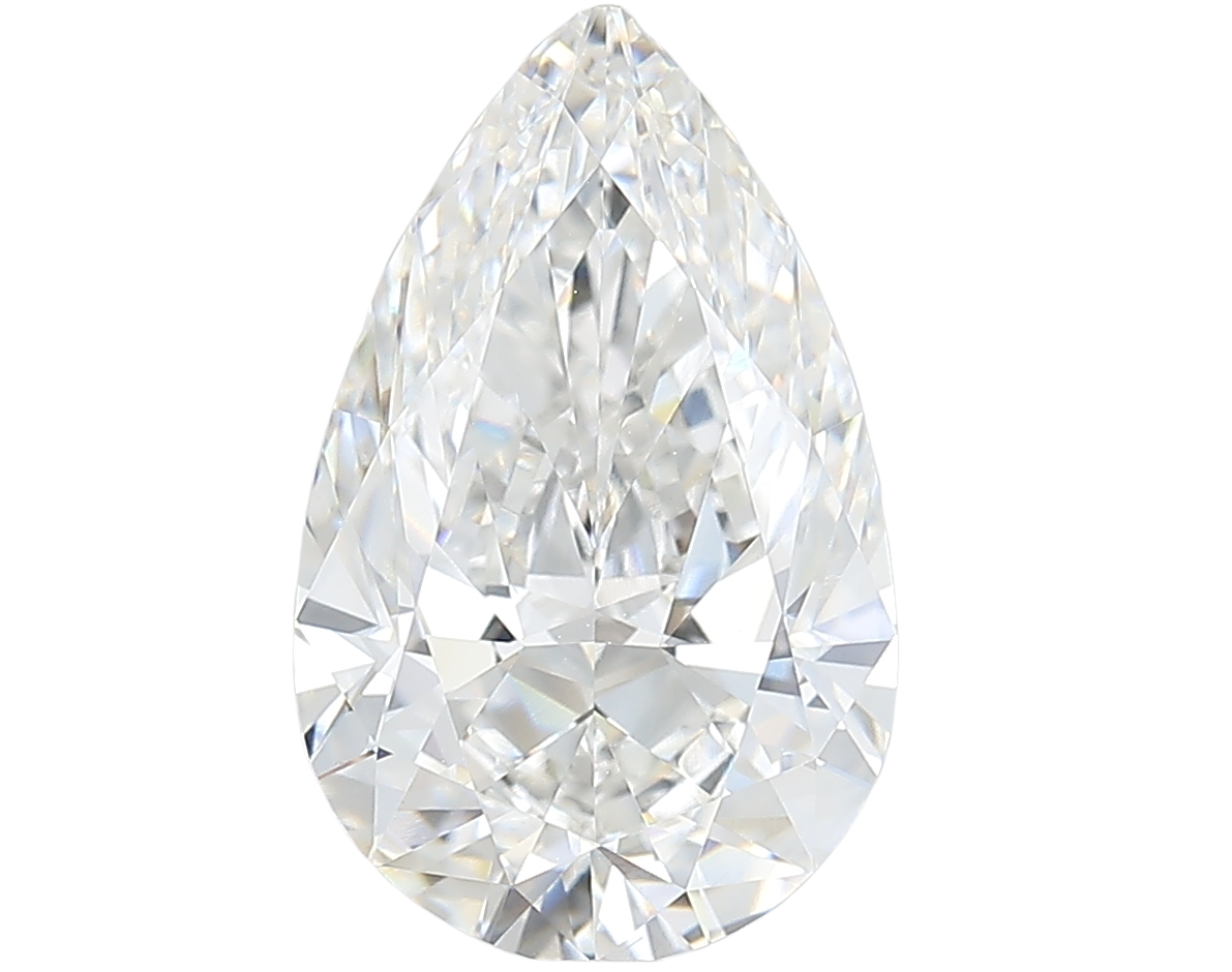 3.5 Carat F VVS2 Pear Lab Diamond