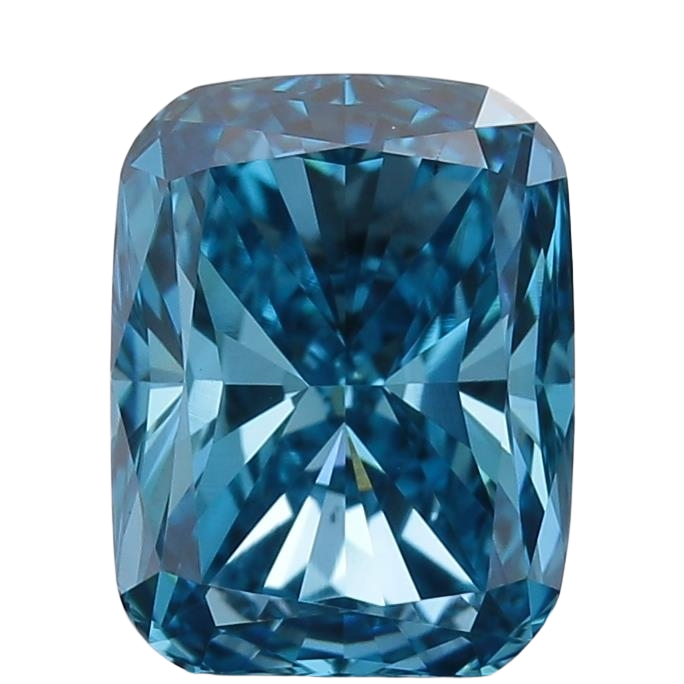 1.02 Carat BLUE VS1 Elongated Cushion Lab Diamond