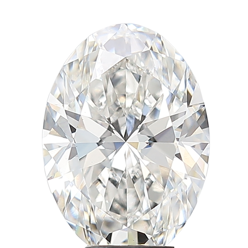 3.05 Carat F VVS2 Oval Lab Diamond