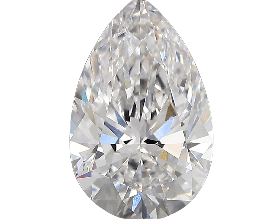 3.08 Carat E VVS2 Pear Lab Diamond