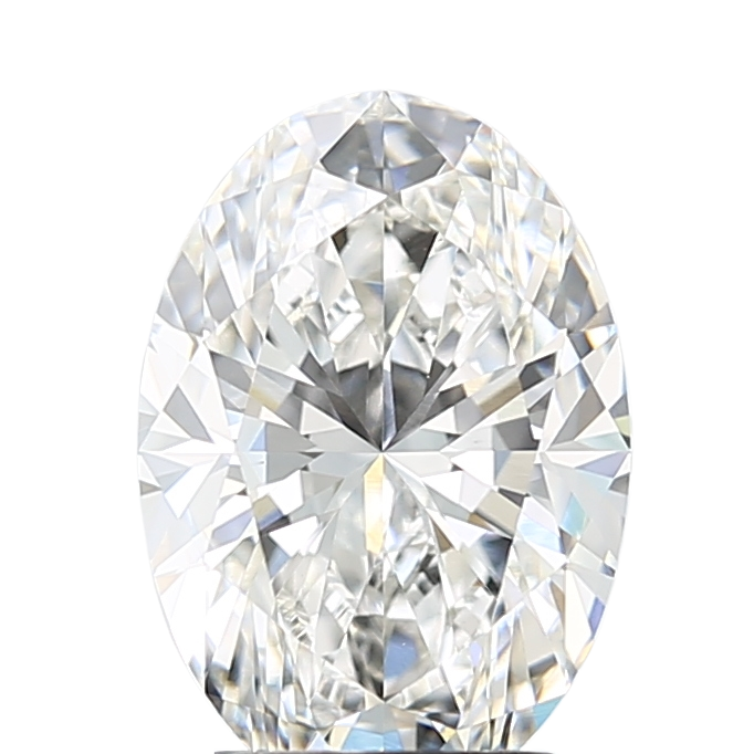 3.03 Carat F VVS2 Oval Lab Diamond