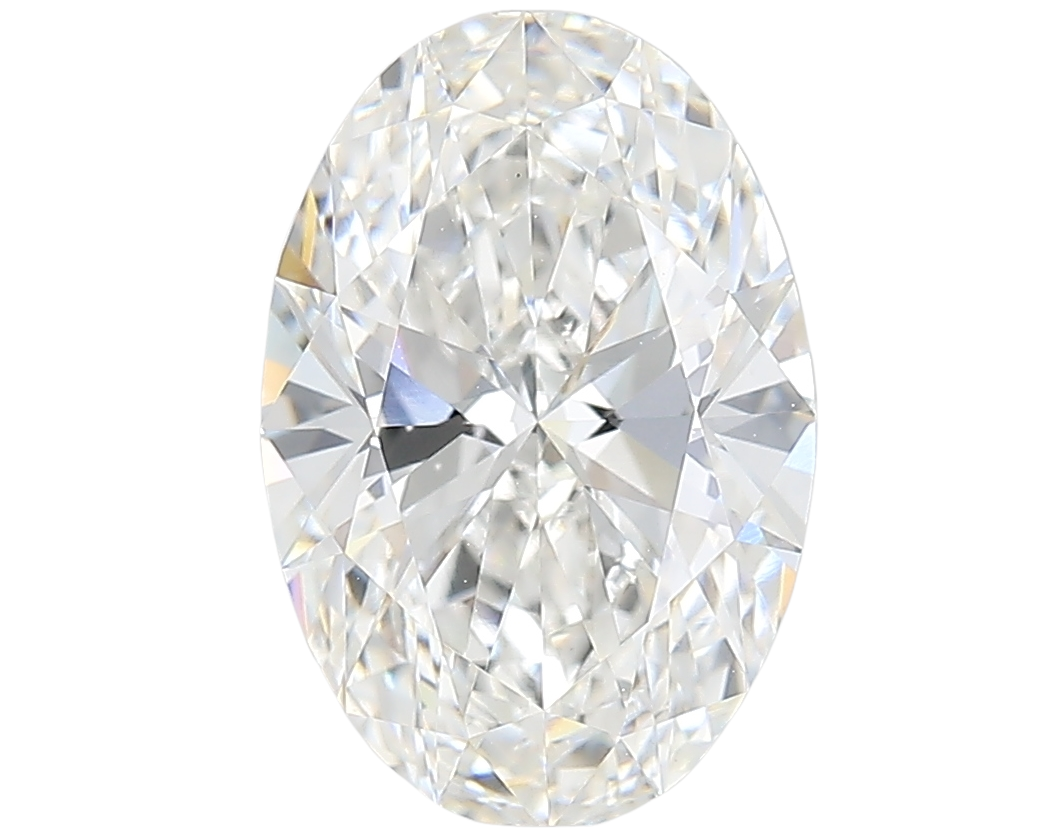 3.08 Carat F VVS2 Oval Lab Diamond