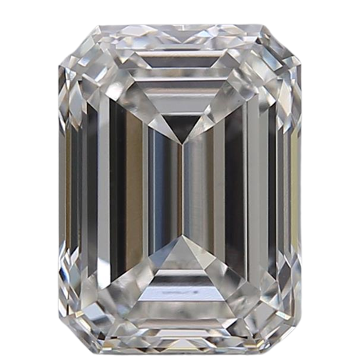 3.02 Carat F VVS2 Emerald Lab Diamond