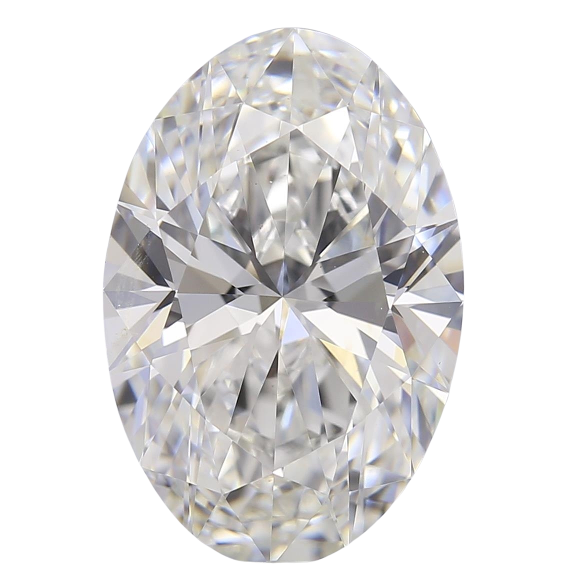 3.06 Carat F VVS2 Oval Lab Diamond