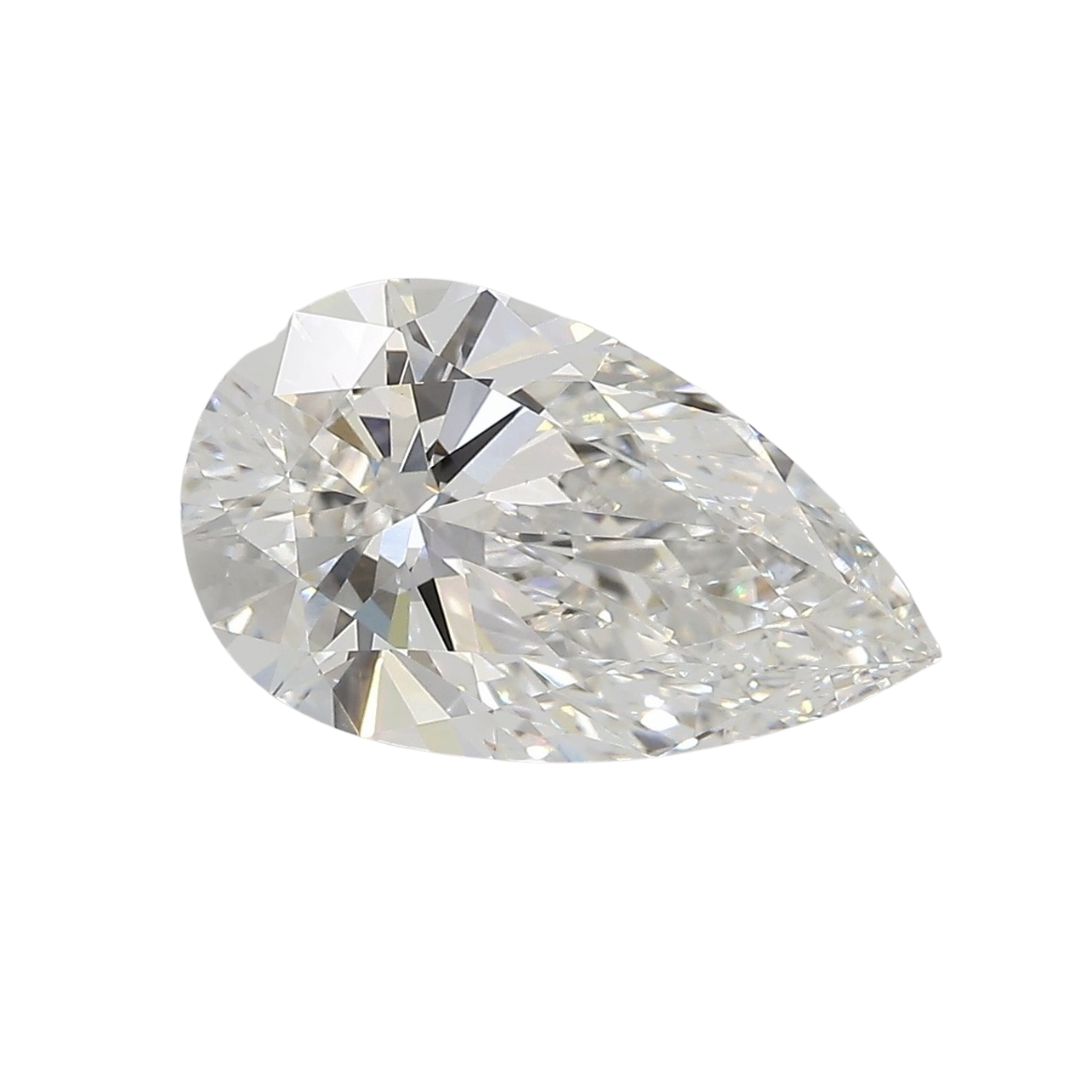3.08 Carat E VVS2 Pear Lab Diamond